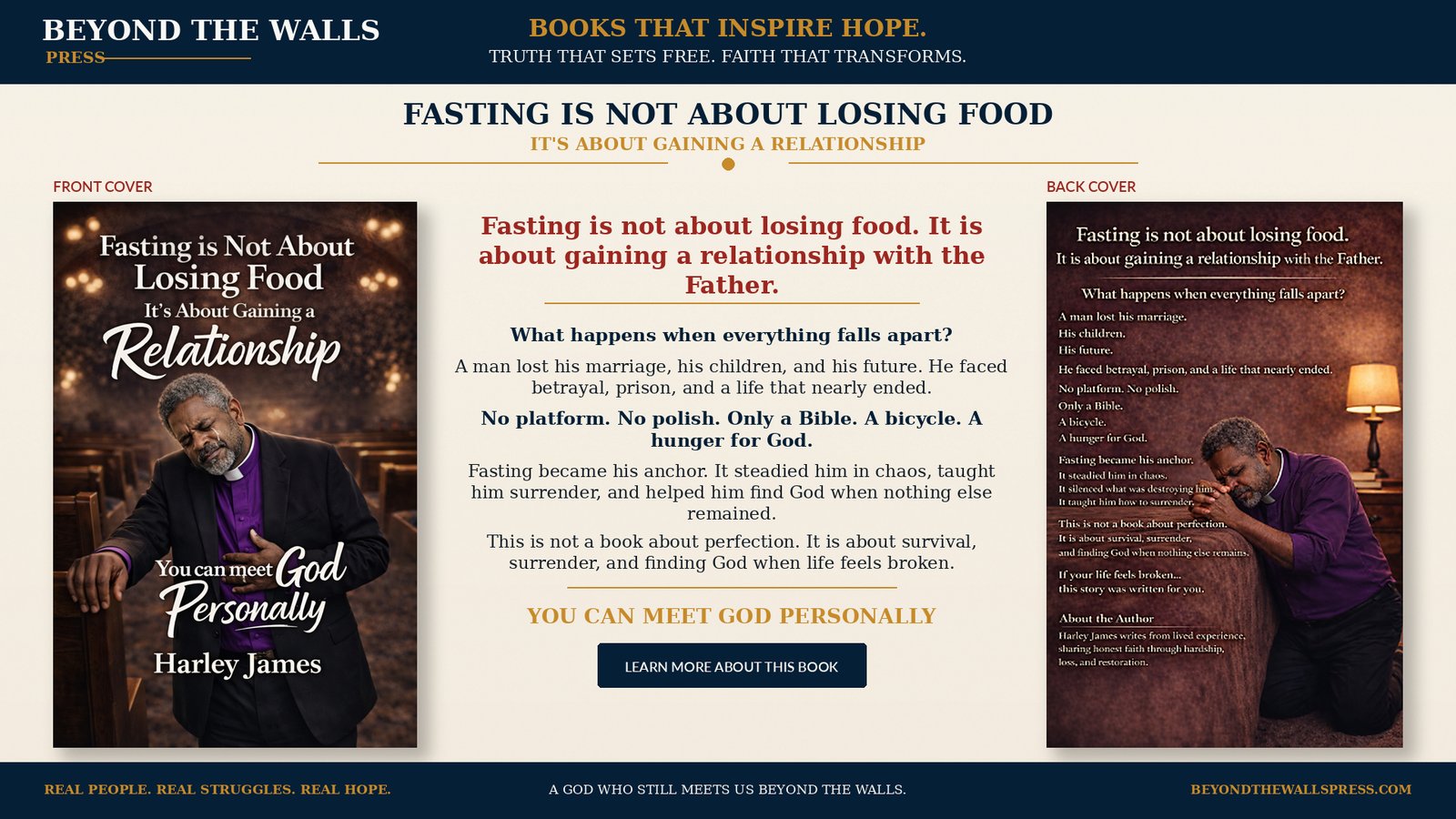 Fasting Is Not About Losing Food by Harley James - book cover