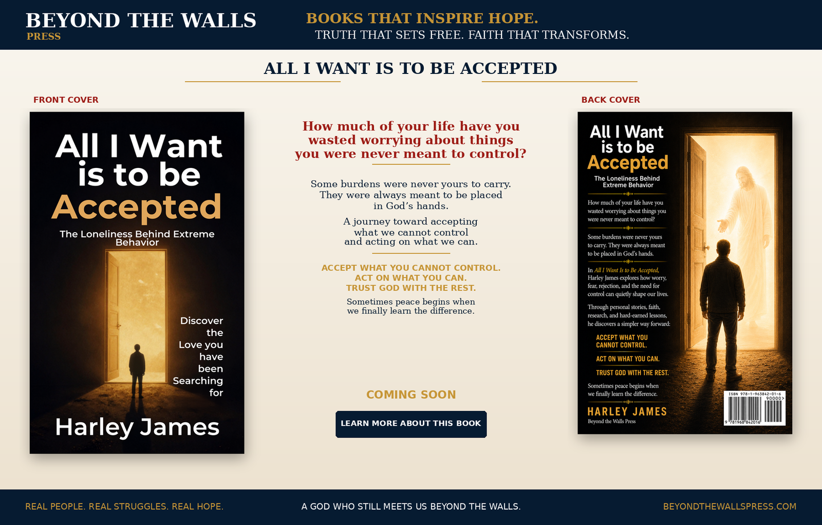 All I Want Is to Be Accepted by Harley James - book cover