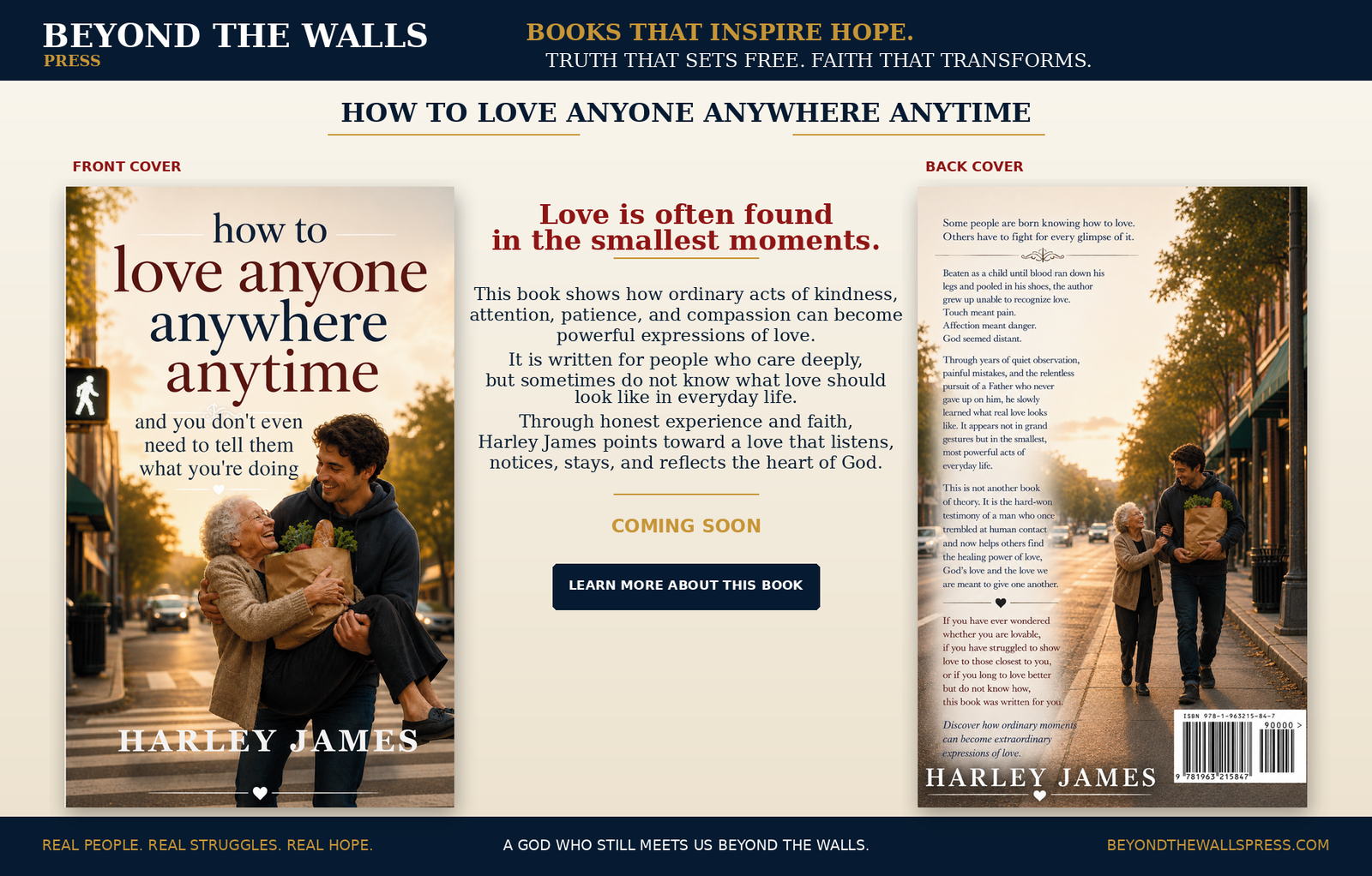 How to Love Anyone, Anywhere, Anytime by Harley James - promotional graphic
