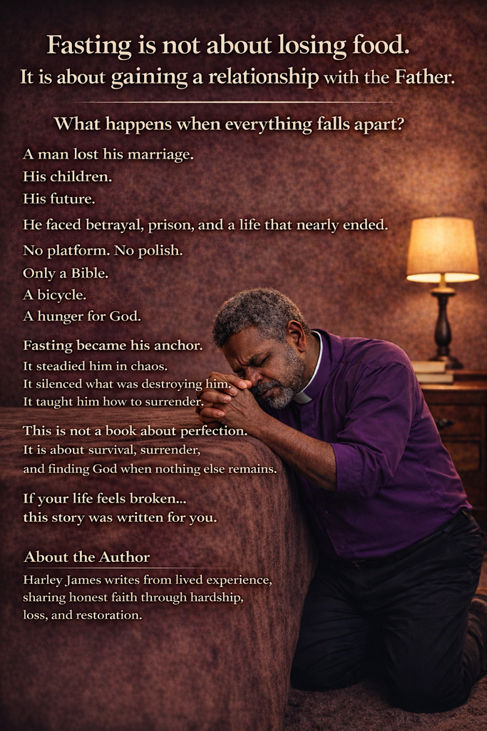 Back cover of Fasting Is Not About Losing Food by Harley James